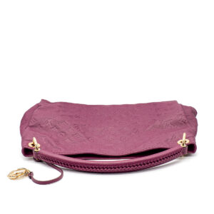 Artsy bag in raspberry red Monogam Empreinte leather - Image 7