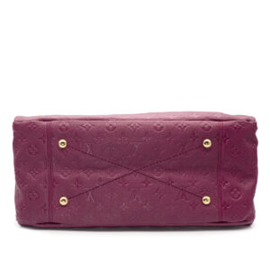 Artsy bag in raspberry red Monogam Empreinte leather - Image 8