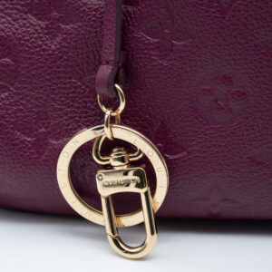 Artsy bag in raspberry red Monogam Empreinte leather - Image 9