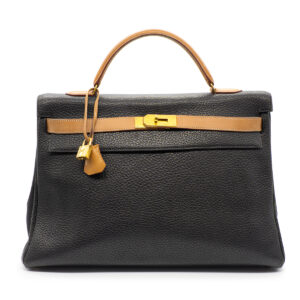 Sac Kelly 40 Romy Schneider en cuir des Ardennes – Image 1