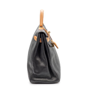 Sac Kelly 40 Romy Schneider en cuir des Ardennes – Image 4