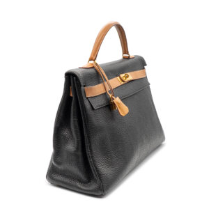 Sac Kelly 40 Romy Schneider en cuir des Ardennes – Image 5