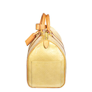 Sac Mercer Keepall 50 cuir verni beige – Image 2