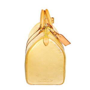 Sac Mercer Keepall 50 cuir verni beige – Image 4