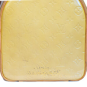 Sac Mercer Keepall 50 cuir verni beige – Image 8