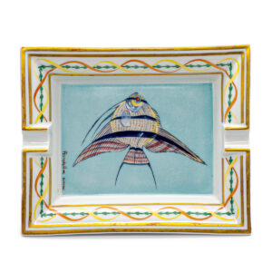 Cendrier Poisson en porcelaine de Limoges – Image 1