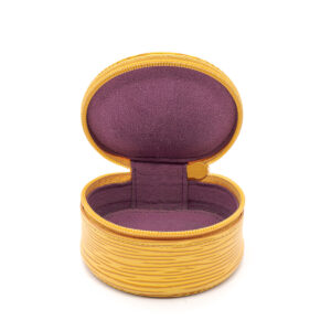 Ecrin à bijoux de voyage en cuir épi jaune Tbilissi P.M. – Image 2