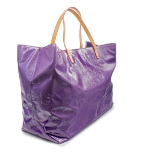 Sac Reade Très Grand Modèle en cuir verni mauve RARE - Imagen 4