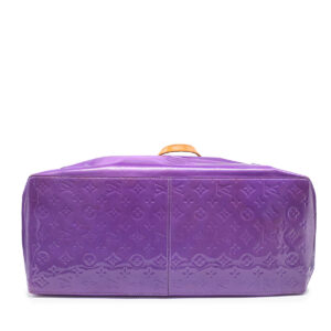 Sac Reade Très Grand Modèle en cuir verni mauve RARE - Imagen 2