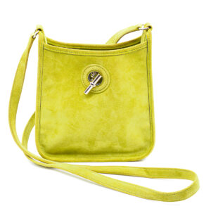 Sac Vespa Mini en veau Doblis vert - Imagen 1
