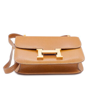 Sac à main Constance 24 en cuir de pécari gold – Image 4