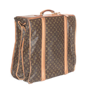 sac porte-habits Le Portable en toile Monogram et cuir naturel - Image 2