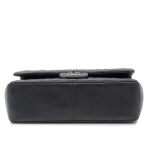 Sac Classic Jumbo en cuir d'agneau matelassé noir - Imagen 2