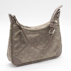 Sac Boulogne Mini en Monogram idylle satin beige doré – Image 1