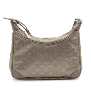 Sac Boulogne Mini en Monogram idylle satin beige doré – Image 3
