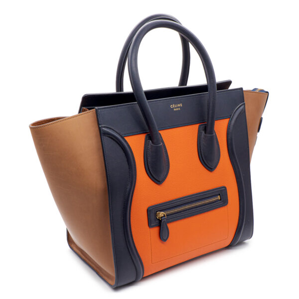 Sac Nano Luggage G.M. en cuir Tricolore-0