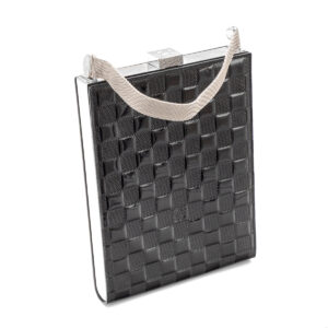 Sac de sortie Ange G.M. en cuir verni noir - Image 1