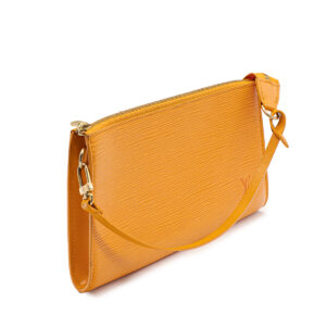 Pochette Accessoires G.M. en cuir épi mandarine – Image 2
