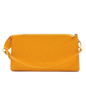 Pochette Accessoires G.M. en cuir épi mandarine – Image 4