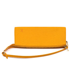 Pochette Accessoires G.M. en cuir épi mandarine – Image 3