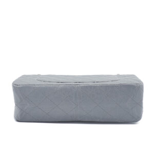 Sac 2.55 Jumbo en cuir vieilli gris – Image 6