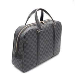 Sac Porte-documents de voyage toile Damier Graphite - Image 1
