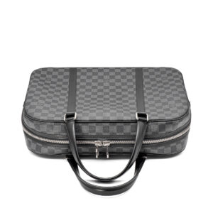 Sac Porte-documents de voyage toile Damier Graphite - Image 3