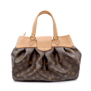 Sac à main Boetie en toile Monogram et cuir naturel - Imagen 3