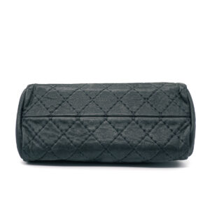 Sac à main Mademoiselle en cuir velouté noir All Black – Image 4