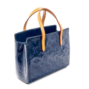 Sac Louis Vuitton Catalina en cuir Monogram verni bleu – Image 2