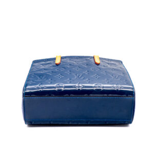 Sac Louis Vuitton Catalina en cuir Monogram verni bleu – Image 4