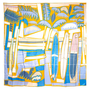 Carré géant Hermès Sea Surf & Fun - Imagen 1