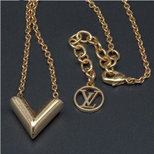 Collier Essential V plaqué or – Image 2