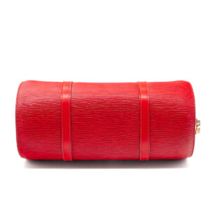 Sac Soufflot et sa trousse en cuir épi rouge Tbilissi - Imagen 4