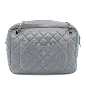 Sac Camera 2.55 G.M en cuir vieilli gris - Imagen 4