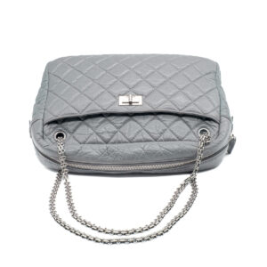 Sac Camera 2.55 G.M en cuir vieilli gris - Imagen 2