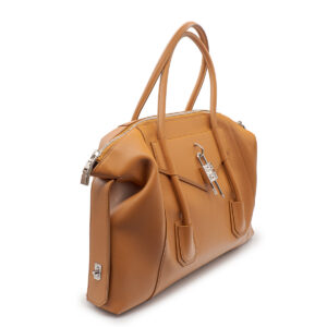 Sac Antigona Soft Medium en cuir Beige – Image 3