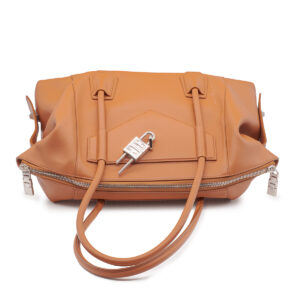Sac Antigona Soft Medium en cuir Beige – Image 4