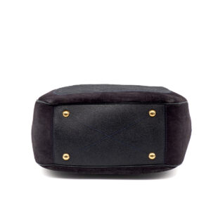 Sac L'Audacieuse M.M. en cuir et daim Monogram Empreinte noir - Imagen 2