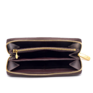 Porte-trésors Zippy en cuir verni Amarante - Image 2