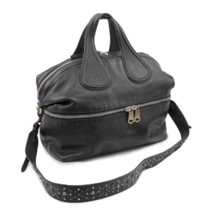 Sac Nightingale Grand Modèle en cuir noir – Image 1