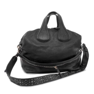 Sac Nightingale Grand Modèle en cuir noir – Image 5