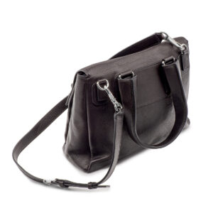 Sac à main Pandora Pure Flap en cuir noir - Imagen 2