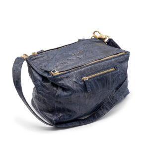 Pandora bag in Abyss blue distressed leather - Image 3