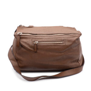 Medium Pandora bag in brown goatskin - Image 4