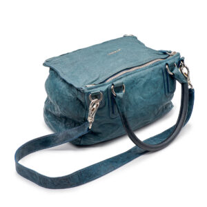 Pandora bag in aged blue leather - Image 2
