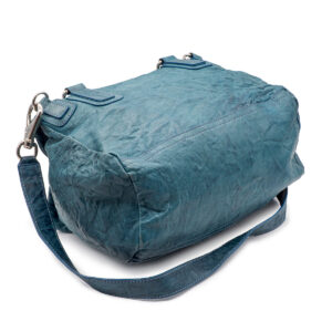 Pandora bag in aged blue leather - Image 4
