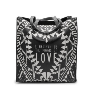Shopping Tote Bag I Believe in the Power of Love ❤️ – Image 4