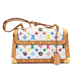 Sac à main Eye Miss You en toile Monogram Multicolore et cuir naturel – Image 3