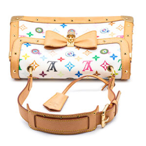 Sac à main Eye Miss You en toile Monogram Multicolore et cuir naturel – Image 5